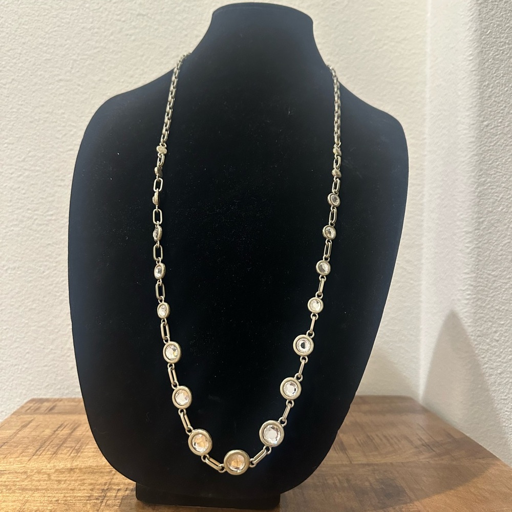 Coldwater Creek Silver and Pearl Necklace